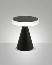 Lampada da Tavolo LED Fabas Luce Neutra 8W 750lm 3000K, Struttura Metallo e Metacrilato con Regolazione a Tocco, Colore Nero - Fabas Luce