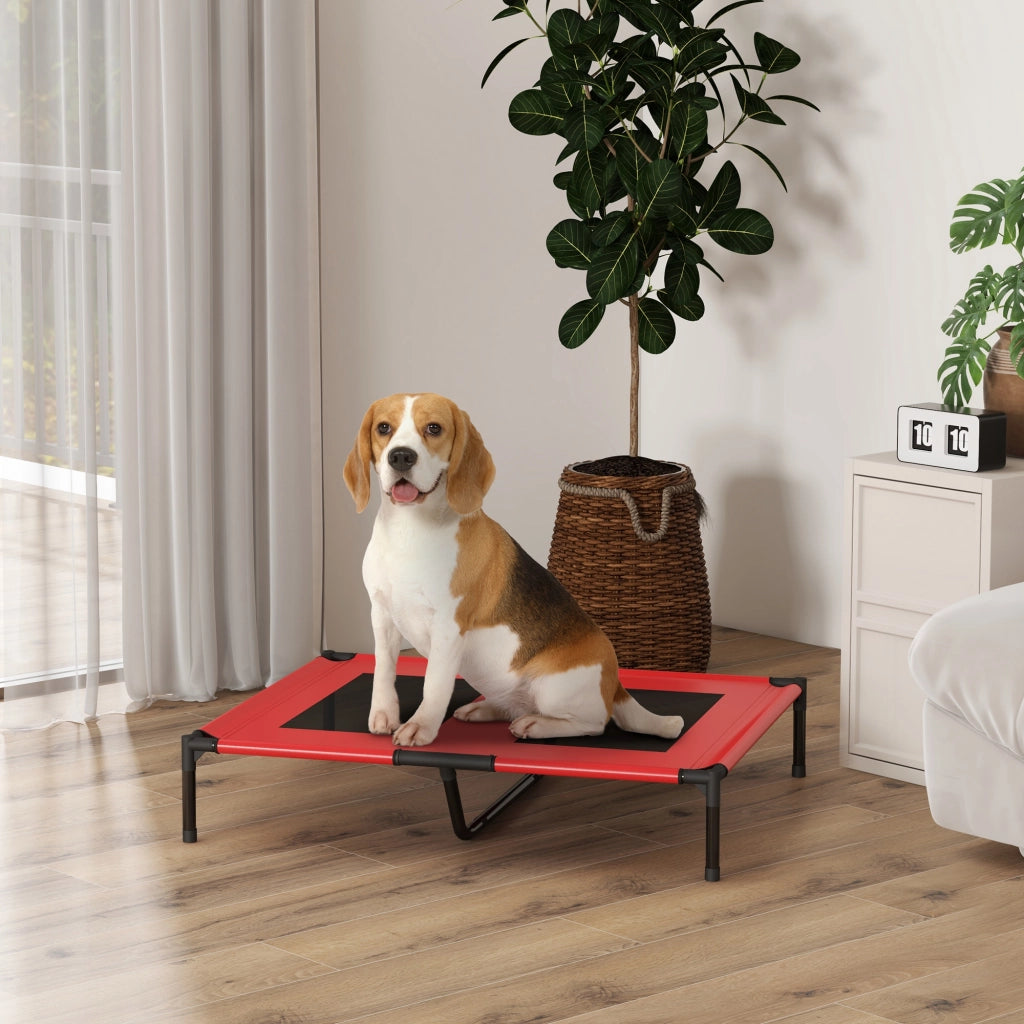 Cuccia per Cane Robust con Letto ¨C Minimal ¨C Rosso 92x76x18 cm