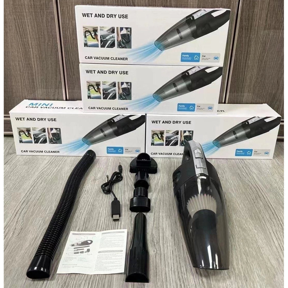 Trade Shop - Aspirapolvere Per Auto Casa Senza Fili Portatile Con Aspirazione Potente Ricarica Rapida -