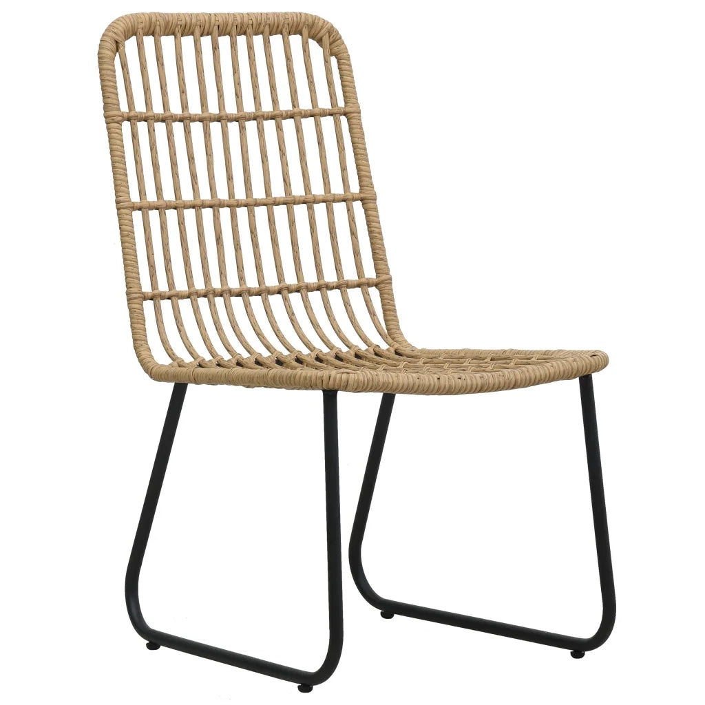 Set da Pranzo da Giardino 7 pz in Polyrattan e Vetro 3060240