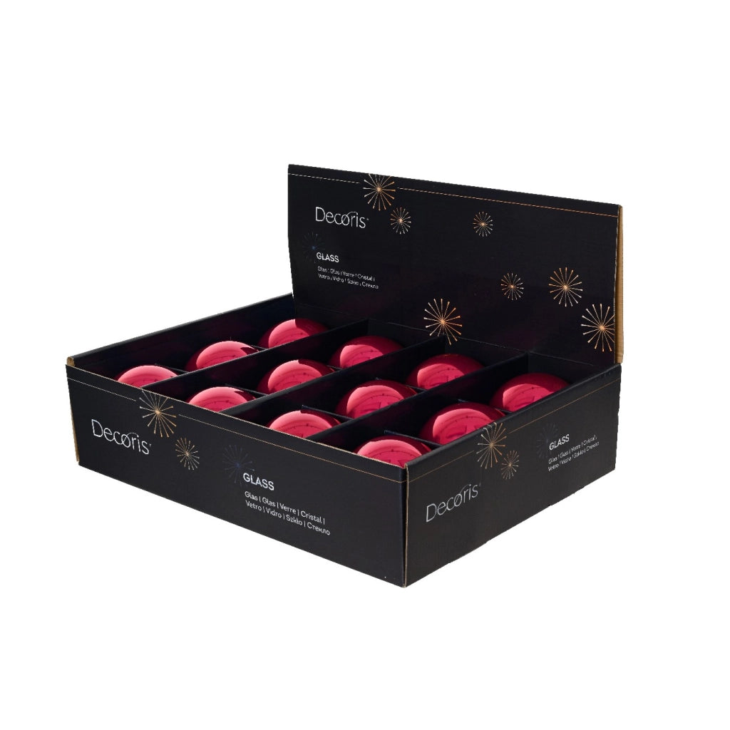 Pallina Vt lucido rosa festivo d10cm