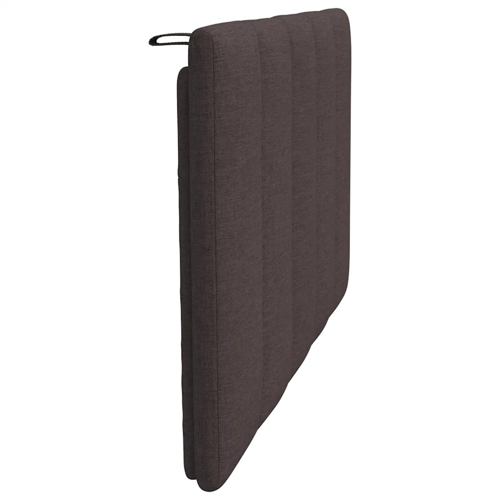 Cuscino Testiera Hanko Marrone Scuro 80 cm in Tessuto 4019138