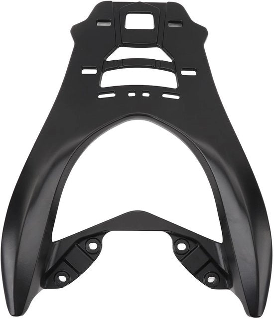 Rack bagaglia posteriore per Nmax 155 2020-2023 - Porta bagagli in alluminio - Installazione sicura - Spazio di stivaggio supplementare - Sicurezza migliorata - Posizionamento di stivaggio comodo