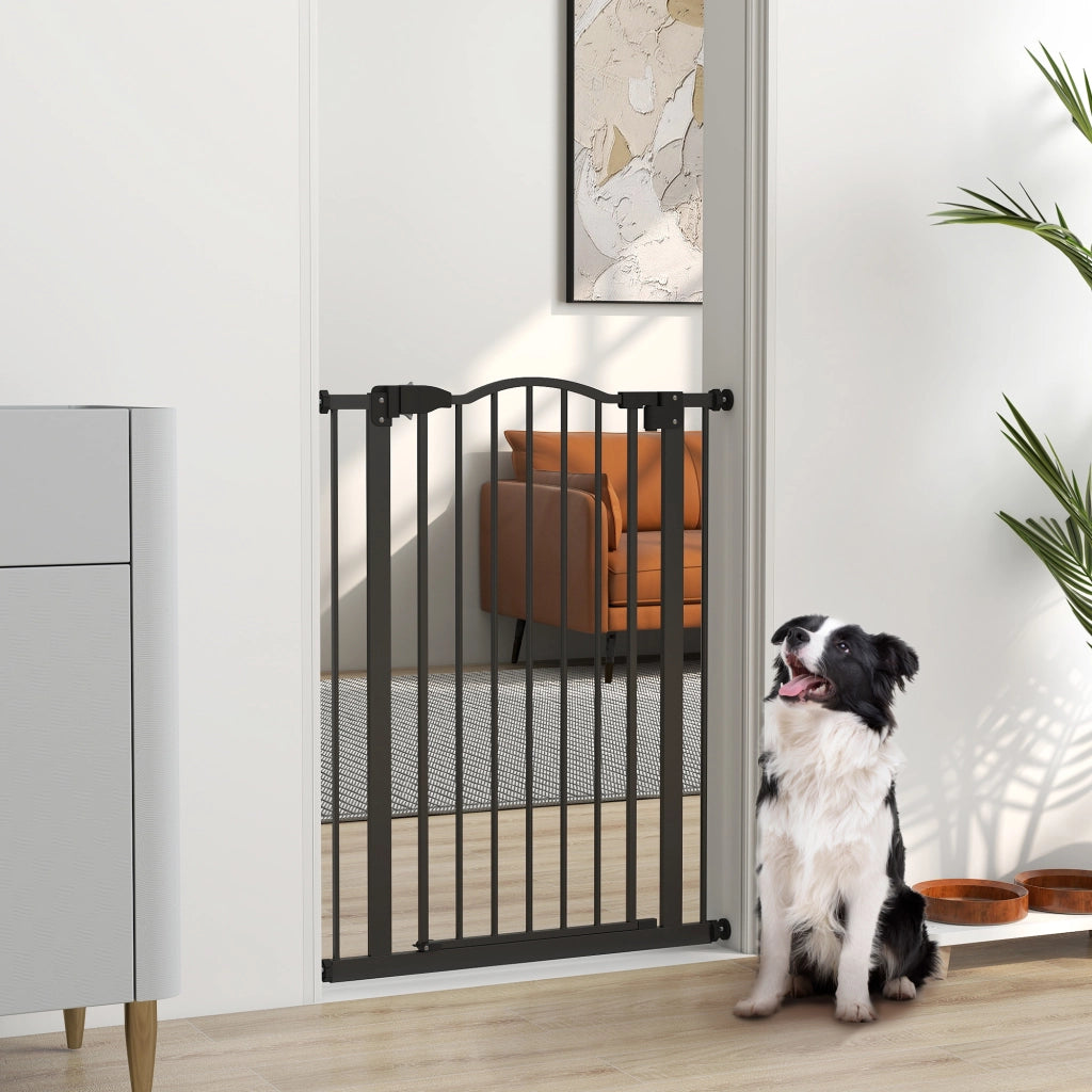 Barriera per cani estensibile ¨C zephmum ¨C Nero 74-80 cm