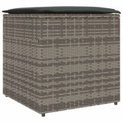 Scatola per Cuscini Grigio 50 x 50 x 50 cm polyrattan CFW8284451