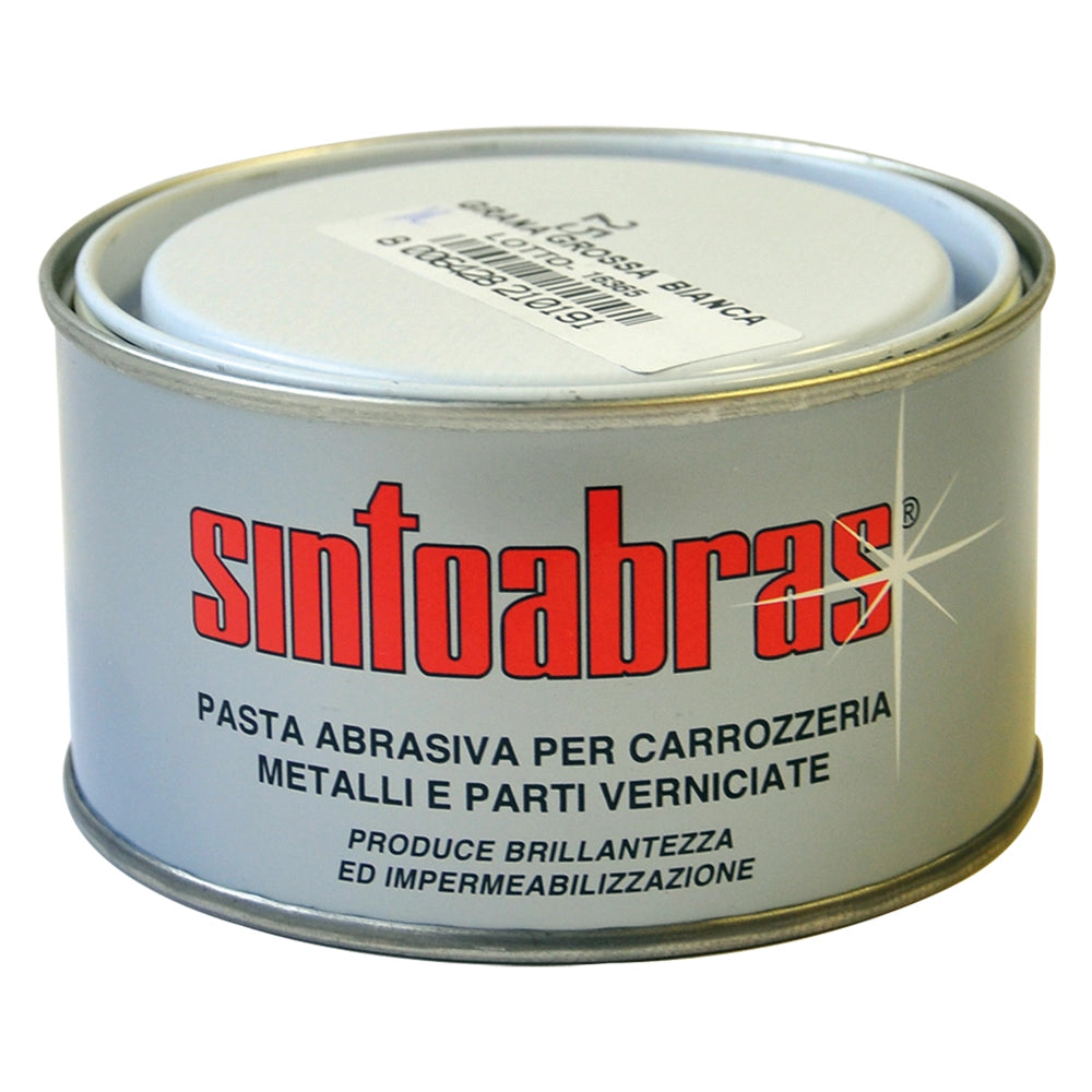 PASTA ABRASIVA 'SINTO ABRAS' ml 175 media/bianco  - SINTOABRAS