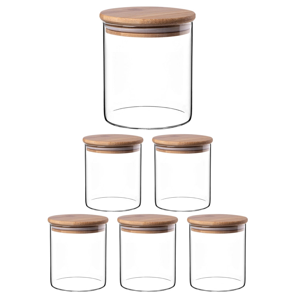 Contenitore per alimenti KADAX, barattolo in vetro per pasta e spezie con coperchio, 800 ml