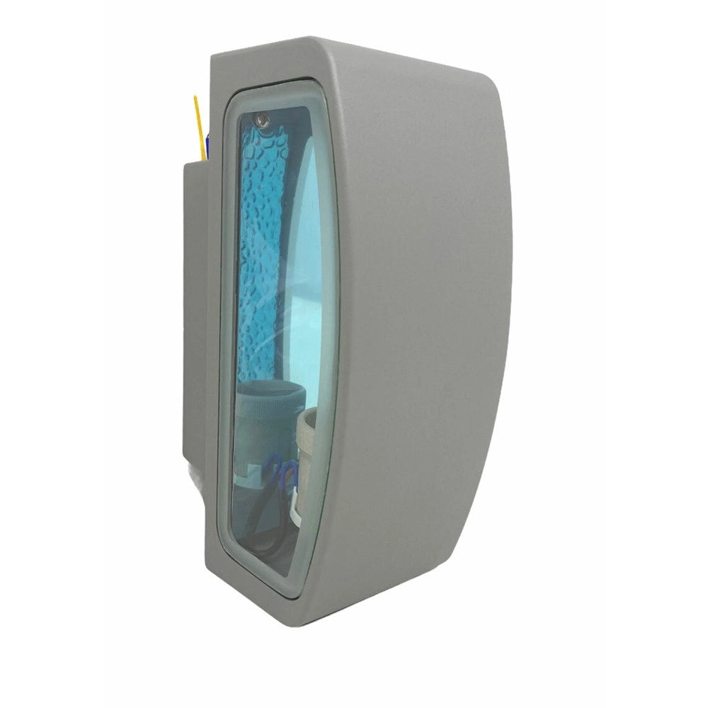 Trade Shop - Applique A Parete Per Esterno Ip44 Attacco E27 Luce Lampada Da Muro Grigio Es29 -