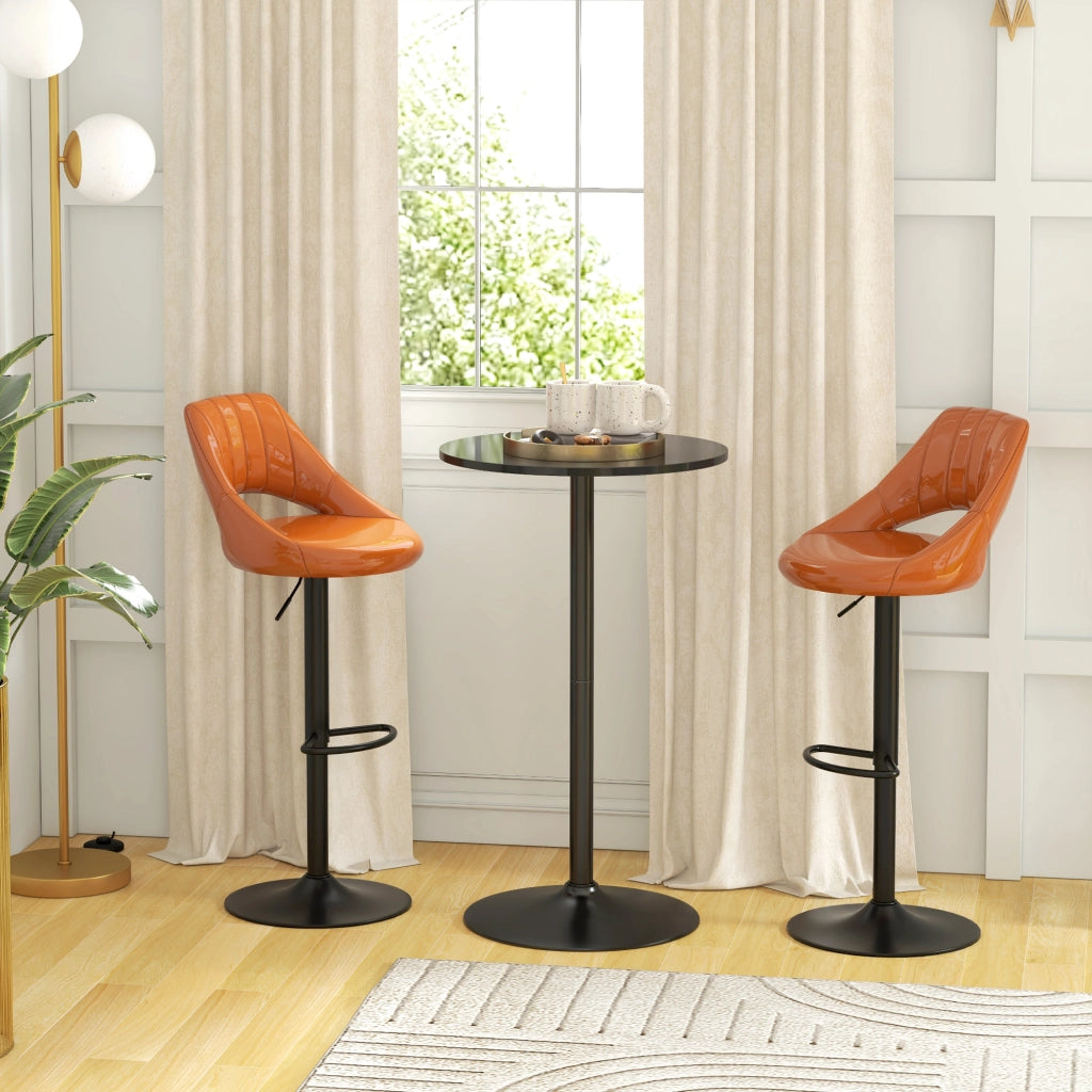Tavolino da bar ¨C Minimal ¨C Nero 60x60x102 cm