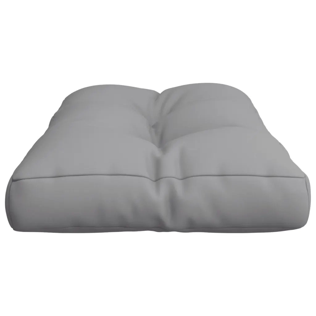 Cuscino per Pallet Grigio 70x40x12 cm in Tessuto 360580