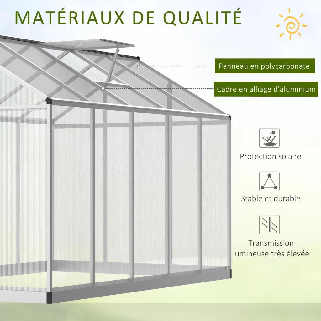 Serra da Giardino ¨C Minimal ¨C Alluminio Policarbonato 3x2m
