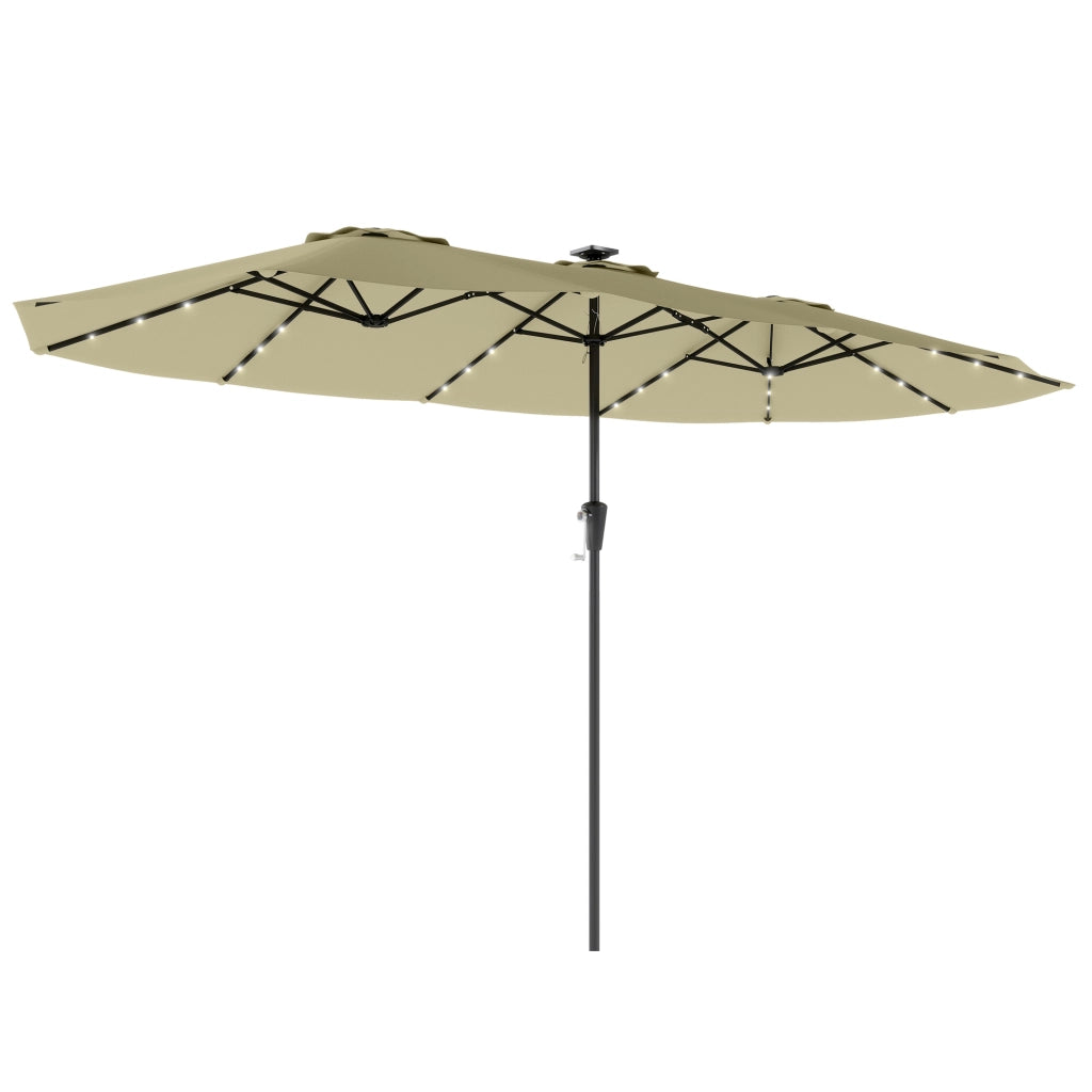 Ombrellone da Giardino ¨C zephmum ¨C Beige 4x2 m