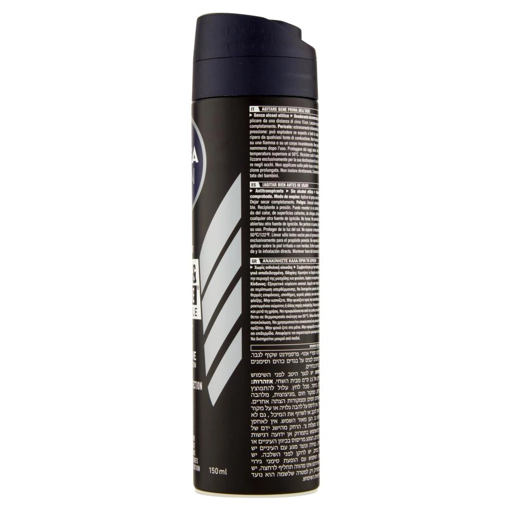 NIVEA DEODORANTE SPRAY 150 ML BLACK & WHITE