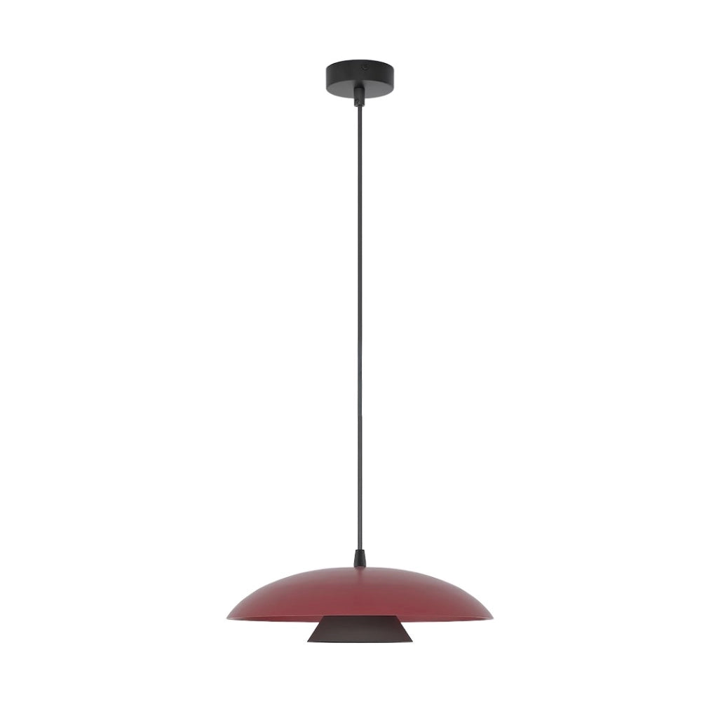 Lampada sospesa Babel 1xGX53 bordeaux/nero Emibig