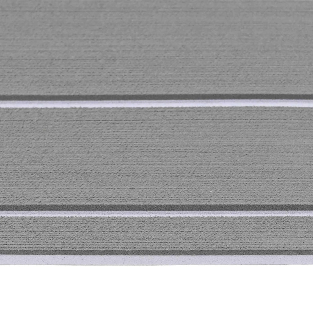 Tappetino per Barche Grigio chiaro e bianco 240 x 90 cm EVA 42046770