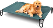 Letto Elevato per Cani, 109,2 x 76,2 x 20,3 cm (Medio, Verde)