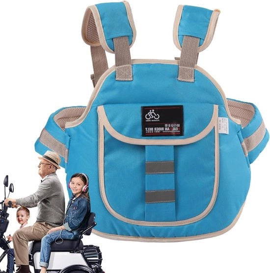 Cinturoni di sicurezza per bambini - Sicurezza per bambini in sellino - Casco di sicurezza per bambini