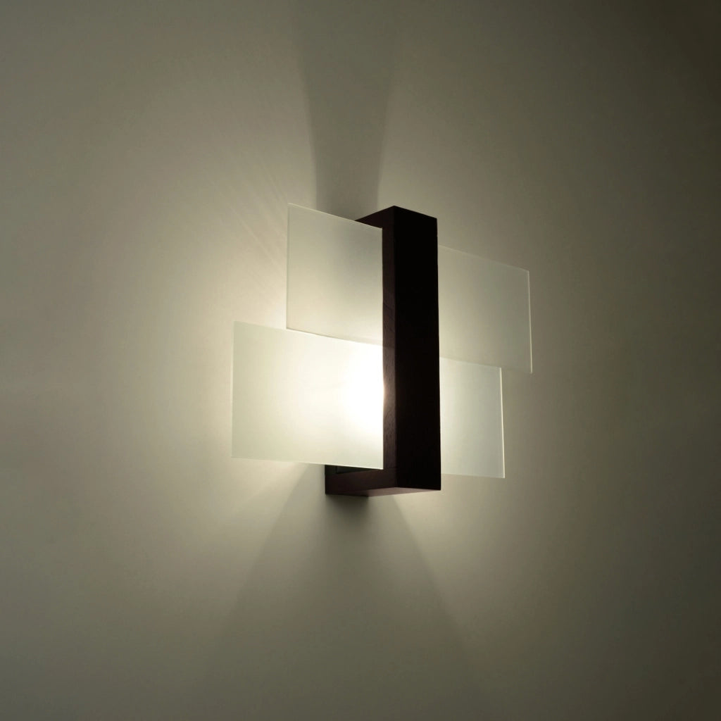 Lampada da parete FENIKS 1 wengé
