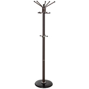 Perchero de metal marron con 5 ganchos D36x174h cm
