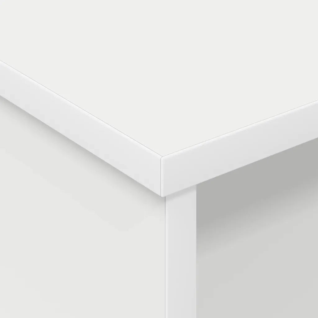 Comodino 2 pcs Bianco 40 x 31 x 15 cm Legno multistrato 891105