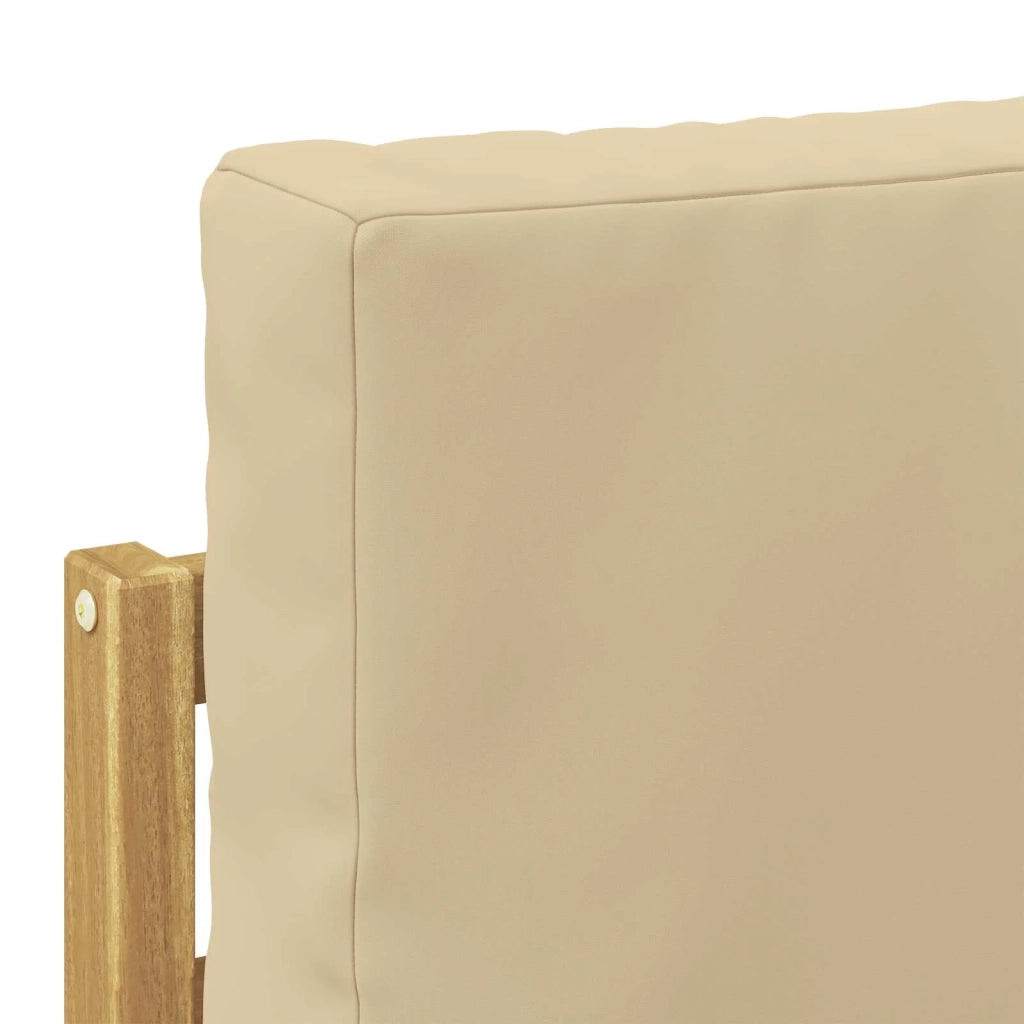 Set di divani da esterno con cuscino 7 pcs Bianco e Beige 3388147