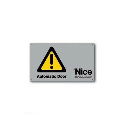 NICE TS TABELLA SEGNALETICA PER SISTEMA AUTOMAZIONE X-FAB