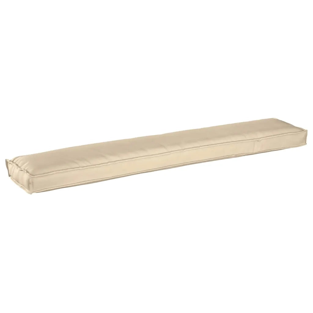 Cuscino per pallet | Cuscini per sedie Beige 200 x 40 x 8 cm Tessuto Oxford