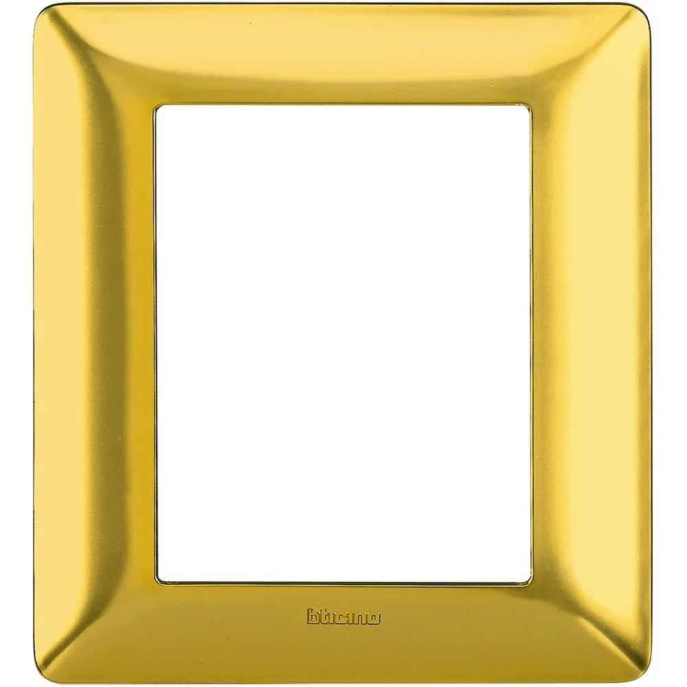 Placca Bticino Matix 3+3 moduli oro satinato AM4826GOS