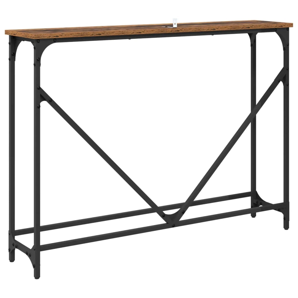 Tavolo consolle Legno vecchio 102 x 23 x 75 cm 882220