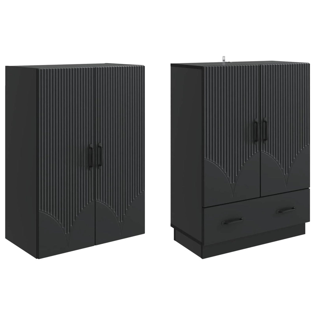 Set di armadi 2 pz Nero Legno ingegnerizzato 3416773