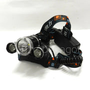 TORCIA LAMPADA FRONTALE 3 LED RICARICABILE CASA AUTO LUCE FREDDA STROBO