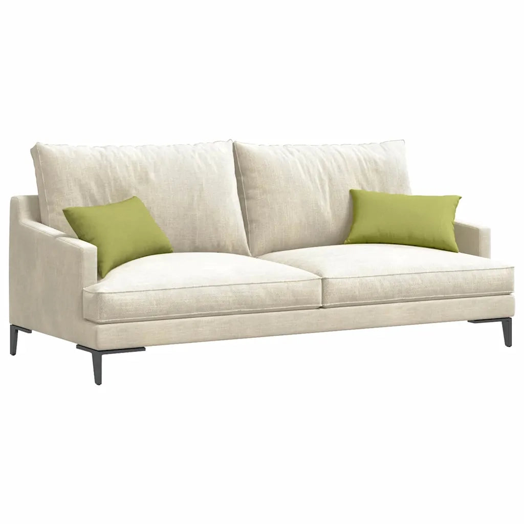 Cuscini da Divano 2 pz | Cuscini per sedie Verde chiaro 50 x 30 cm Tessuto