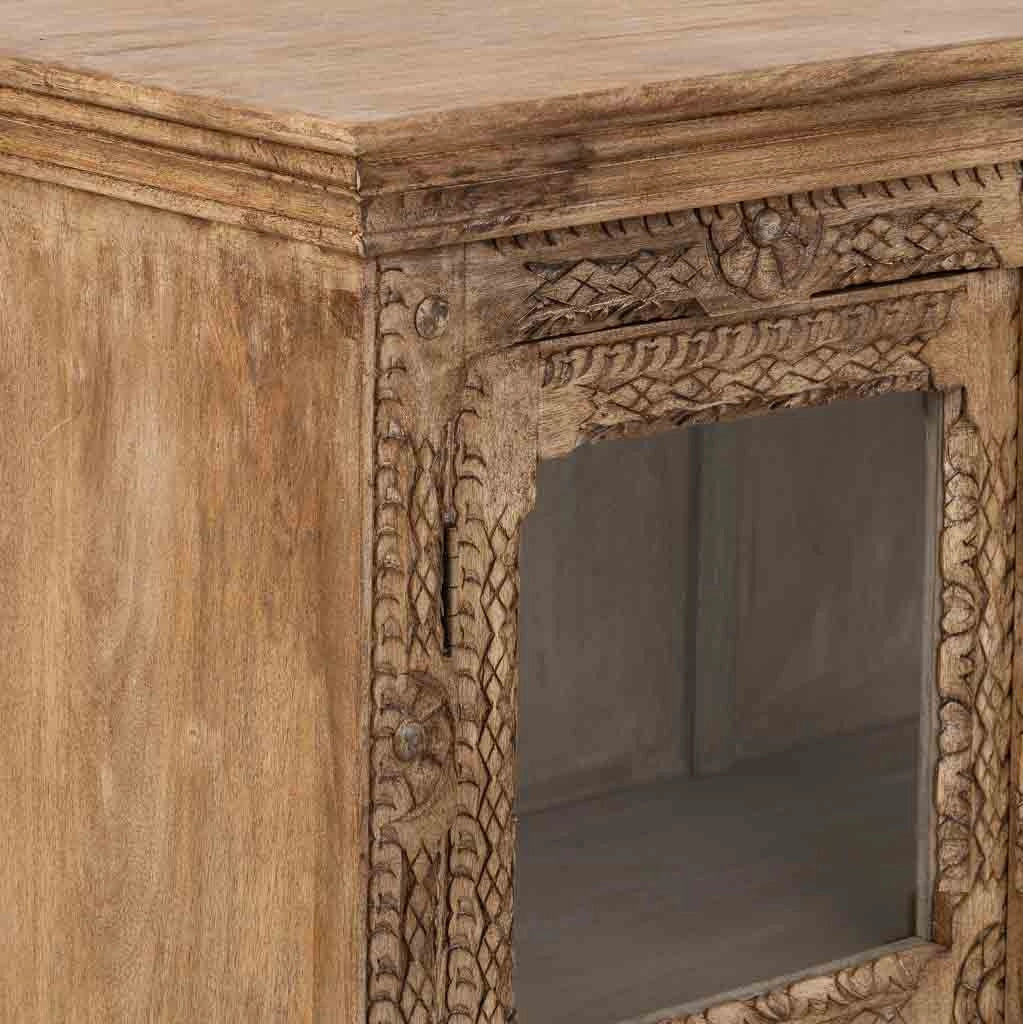 Credenza in legno marrone 180x43x100