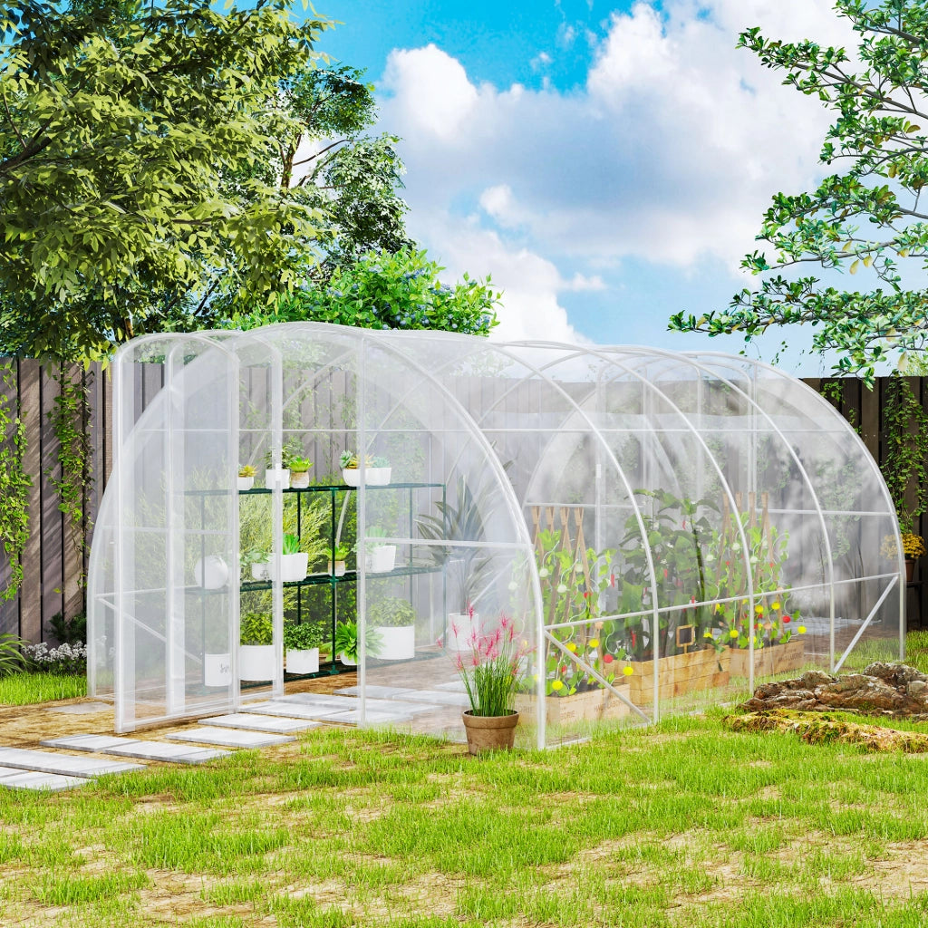 Serra Tunnel Giardino ¨C Minimal ¨C 4x3x2m Trasparente