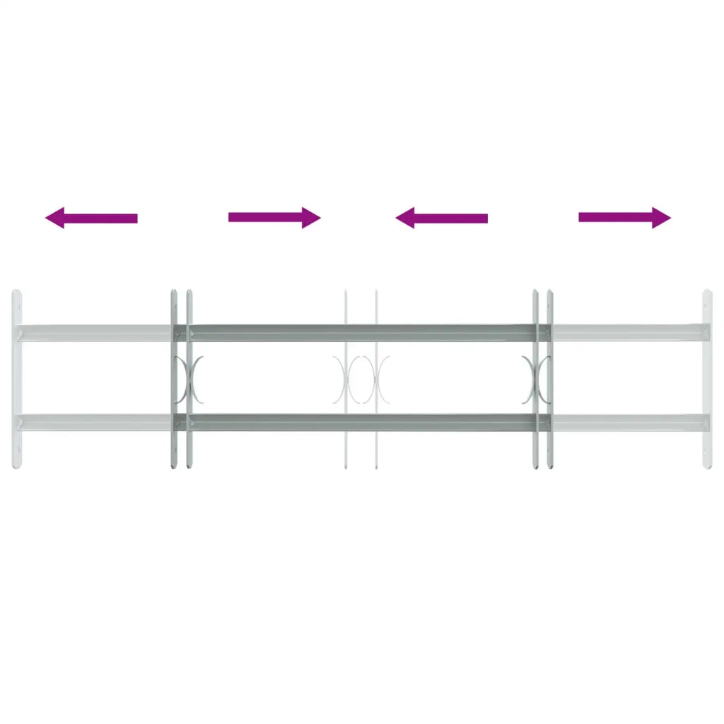 Griglia di Sicurezza per Finestre con 2 Traverse 3 pcs 42031274