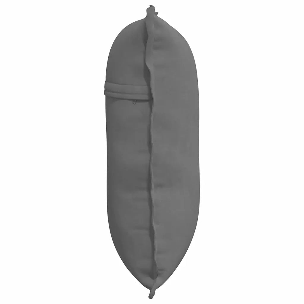 Cuscino per Schiena | Cuscino dorsale Grigio scuro 60 x 50 cm