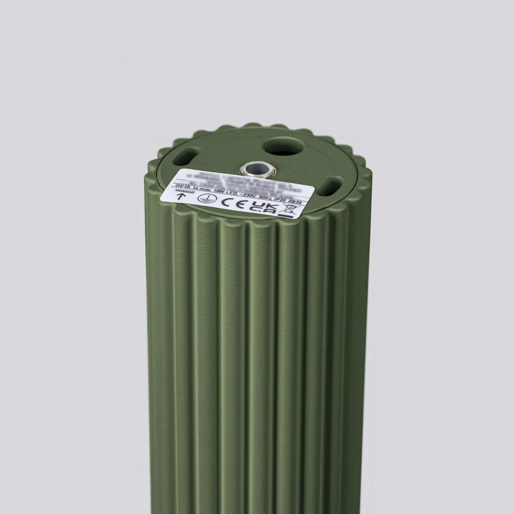 Lampada da soffitto KARBON 40 verde oliva