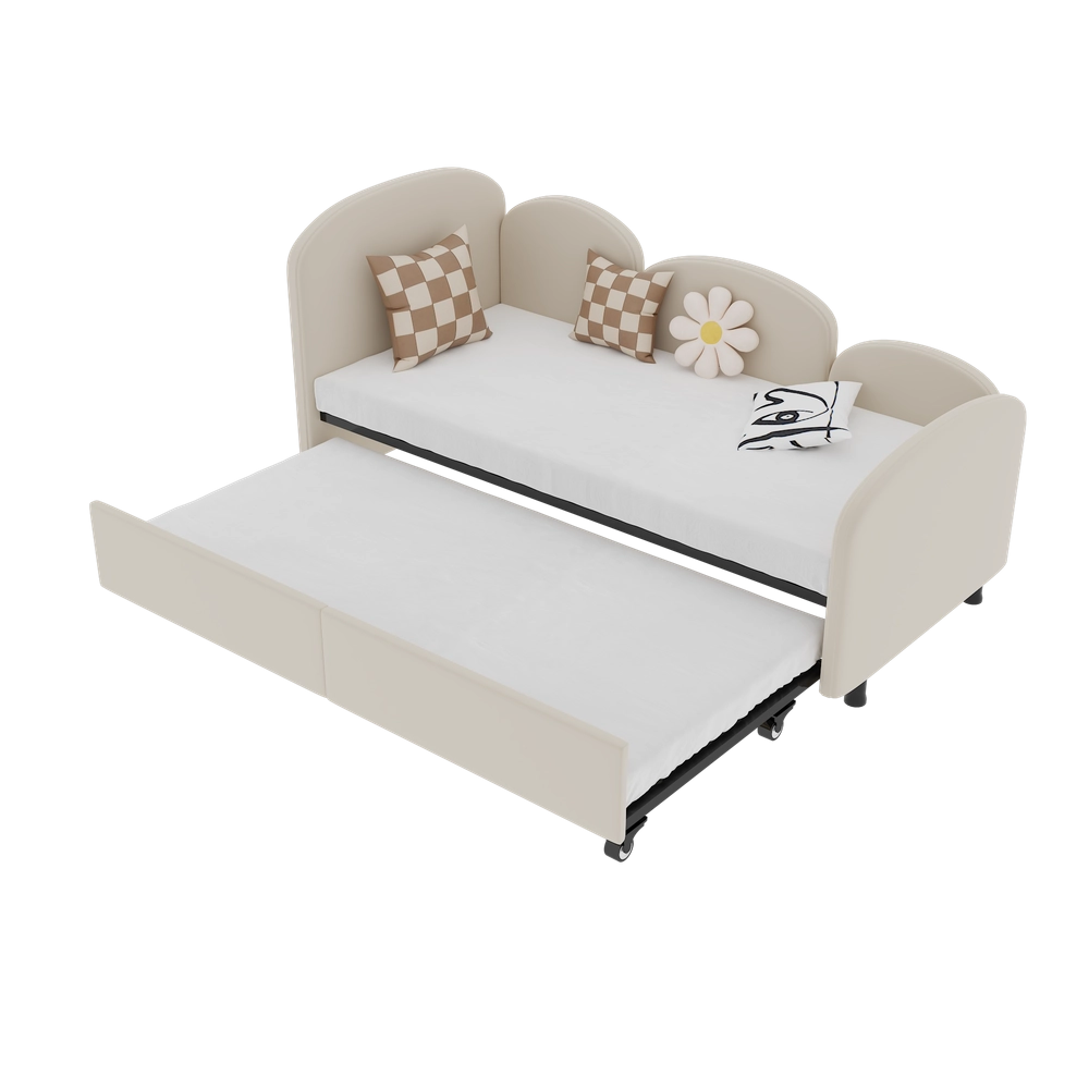 Divano letto SOFTSEA - Xylo - velluto, cassetti, moderno per camera