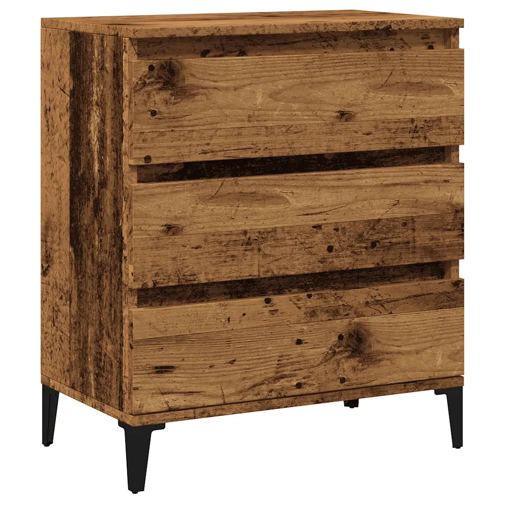 Credenza Legno Vecchio 60x35x70 cm in Legno Multistrato 856482