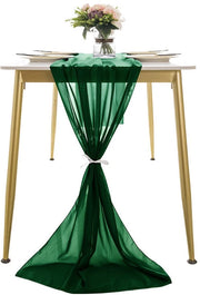 Telaio da tavolo chiffon - Tavolo romantico per matrimonio - Decorazioni per compleanni e baby shower - Lavabile - 70 x 300 cm