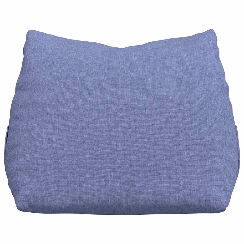 Cuscino per Schiena | Cuscino dorsale Blu jeans 45 x 20 x 35 cm Tessuto