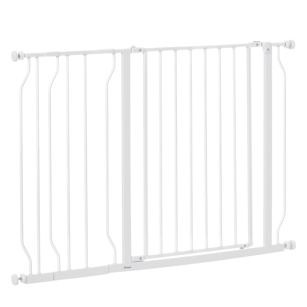 Barriera di Sicurezza per Cani Estensibile ¨C Minimal ¨C Bianco 75-115 cm