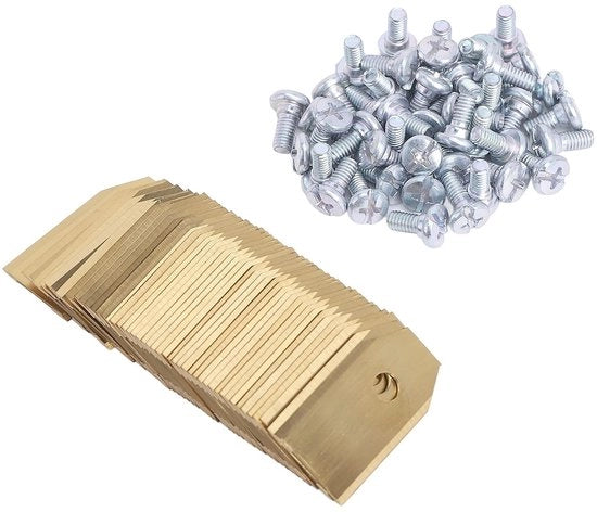 Coltellini di Sostituzione in Acciaio Inossidabile - 45 Pezzi
