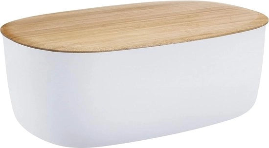 Box-IT Box per Pane Bianco - Moderno e Pratico | Cassetto per Conservazione del Pane