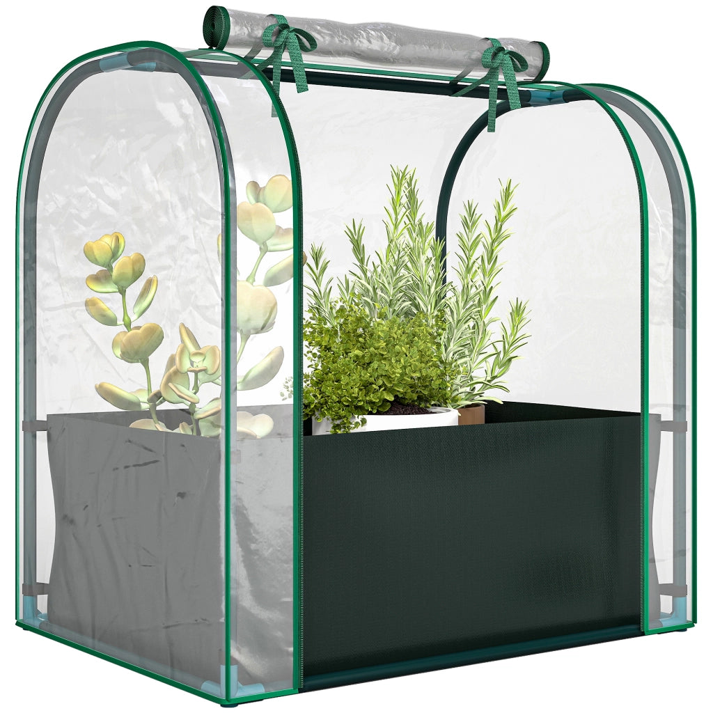Mini Serra Portatile per Interni ed Esterni ¨C Zephmum ¨C Verde 68x50x70 cm