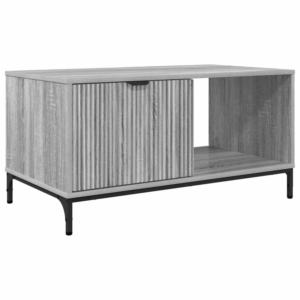 Tavolino da salotto con cassetto Grigio Sonoma 90 x 49 x 46 cm 883450