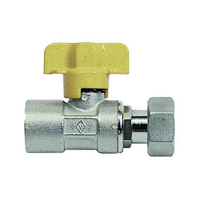 RUBINETTO A SFERA PER GAS FF CON BOCCHETTONE- 1/2  DN 10- BUGAT- pezzi 1