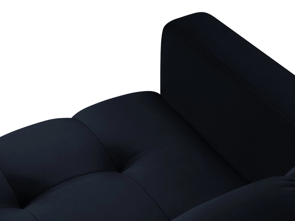 Cosmopolitan Design - Poltrona "Bali" in velluto blu scuro 