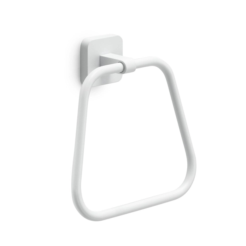 Tonga portasalviette ad anello bianco matt