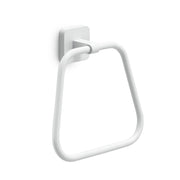 Tonga portasalviette ad anello bianco matt
